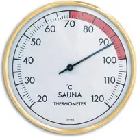 TFA-Dostmann 40.1011 Thermomètre de sauna analogique avec anneau métallique