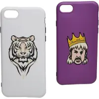 Mister tee Protection pour Smartphone 'Big Cats I Phone 6/7/8' jaune / violet / noir / blanc
