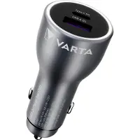 Varta 57933101111 Kfz-Ladeadapter schwarz, 45 Watt / VA