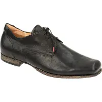 Think Chaussure à lacets 'Schnürschuh Herren 3-000005-0010 Glattleder in schwarz' chocolat