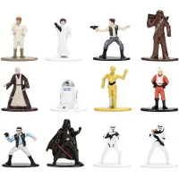 Jada Star Wars - Lot de 12 figurines Nanofigs - Multicolores - Enfants - Multicolores - Taille unique