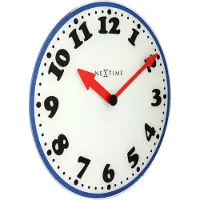 Nextime klok 8151 Boy, Ø43 cm, Wall, Blanc/ Bleu/ Noir/ Rouge (43 cm)