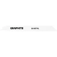 Graphite Lames de scie à baïonnette 225 x 20 x 1.25 mm, 6TPI, set. 2 pièces.