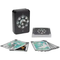 Paladone Disney - L'Étrange Noël de monsieur Jack - Cartes à jouer avec boîte de rangement en métal (Allemand, Anglais, Italien)