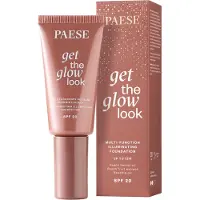 Paese Cosmetics Get The Glow Look Illuminating Foundation fond de teint léger illuminateur SPF 20 teinte 4W Medium Beige 30 ml