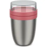 Mepal Ellipse 500+200ml Thermal Food Box Argenté