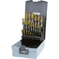 RUKO 2501215TRO HSS-G Twist drill bit set 25-piece 1 mm, 1.5 mm, 2 mm, 2.5 mm, 3 mm, 3.5 mm, 4 mm, 4.5 mm, 5 mm, 5.5 mm, 6 mm, 6.5 mm, 7 mm, 7.5 mm, 8 mm, 8.5