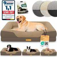 Aktiv shop GmbH Lit orthopédique pour chien ELONEO, taille L - Marron