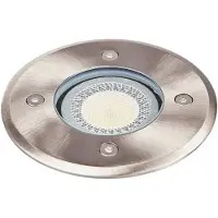 LINDBY Spots , Insa, dimmable, Métallique, Terrasse, Acier inoxydable, Moderne