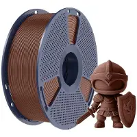 SUNLU Filament PLA+, 1,75 mm, 1 kg - Couleur : chocolat