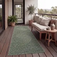 Paco Home Tapis d'extérieur Résistant aux intempéries Balcon Salon Scandinave Boho Unicolore Taille 80x250 cm