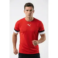 Puma Maillot 'TeamRISE' rouge / noir / blanc
