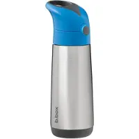 Bbox B.Box, bouteille thermique avec paille, ardoise bleue, après 12 mois, 500 ml