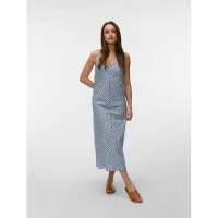 Vero Moda Robe 'VMSelma' saphir / blanc