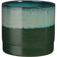 Mica Decorations Olof Pot de fleurs - H20 x Ø22 cm - Vert foncé