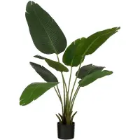 Mica Decorations Plante Artificielle Bananier - H120 x Ø30 - Vert