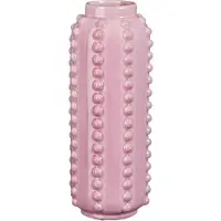 Mica Decorations Vase Boaz - H30 x Ø11 cm - Céramique - Rose