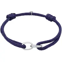 KUZZOI Bracelet bleu foncé / argent