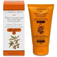 L'Erbolario Solar Facial Cream Aloe & Macadamia 75Ml