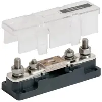 Bep Marine Anl Holder With 2 Studs Fuse Noir,Argenté 750A
