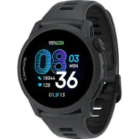 Coros PACE 4 - Montre de sport GPS en silicone, noire