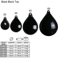 Talamex Bouée de marquage Noir 45 cm Noir 45 cm