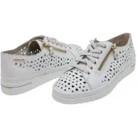 Mephisto Baskets Baskets en cuir JUNE PERF femmes - Blanc - 39