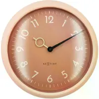 Nextime - 3540PH - Horloge Murale - 30,5cm - orange - Golden Hour Wall