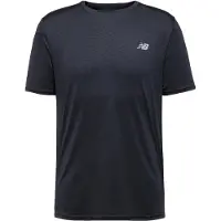 New Balance T-Shirt fonctionnel 'Essentials Run' noir / blanc