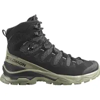 Salomon - Chaussures de trekking en GORE-TEX - Quest 5 GTX M Black/Dlicgr/Black en Cuir - Taille 45 1/3 - Marron