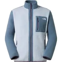The North Face - Polaire zippée en polyester recyclé - M Yumiori Full Zip Frost Grey Granite Grey - Taille S - Bleu