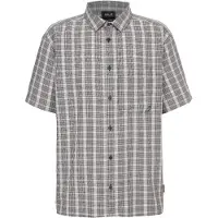 Jack Wolfskin Meseta Short Sleeve Shirt Gris S Homme