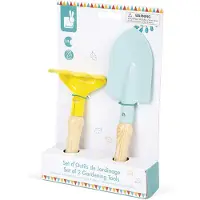 Janod Happy Garden - Outils de jardinage pour enfants - Jouet Set de jardinage