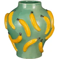 Mica Decorations Vase Moza - H38 x Ø34 cm - Céramique - Vert clair