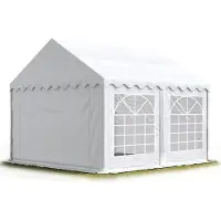 TOOLPORT 4x4 m Tente de réception / Barnum blanc toile de haute qualité PVC 700 N