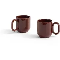 HAY Barro Tasse - Lot de 2 Burgundy