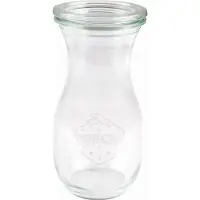 Weck Bouteille de jus de fruits, Bocal de conservation, Transparent