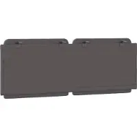 vidaXL Coussin de tête de lit "Zadar" Gris 140 cm Similicuir