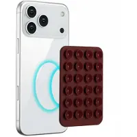 Selencia Support de téléphone à ventouses MagSafe - Bold Burgundy