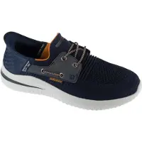 SKECHERS Slip-Ins : Delson 3.0 - Roth 210606-NVY, baskets, homme, bleu foncé