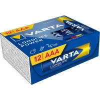 Varta PILES ALCALINES R3 (AAA) 12 PIÈCES Longlife Power
