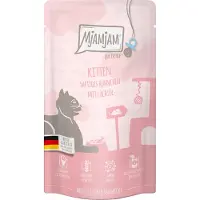 MjAMjAM 12x125g sachet fraîcheur kitten poulet juteux avec huile de saumon nourriture pour chat