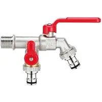 INF Robinet d'eau antigel - Robinet extérieur à double sortie