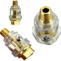 Nac Mini graisseur de trou traversant 1/4" argent
