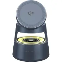 4smarts Qi2 Ladestation Aura Sound, spacegrau