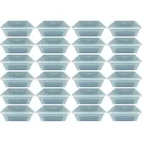 Novaliv 24x boîte de rangement avec couvercle 10l boîte empilable boîte plastique transparente boîte de rangement shoes storage sneaker box 37cm
