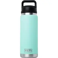 Yeti Rambler Bottle 26oz Chug Cap, Seafoam, gourde thermos avec bouchon chug, 769 ml