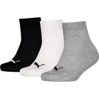 Puma KIDS PLAIN QUARTER 3P gris/blanc/noir gris/blanc/noir 23-26