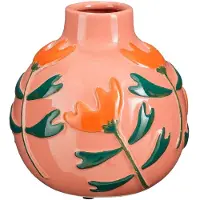 Mica Decorations Ava Vase - H20 x Ø20 cm - Céramique - Rose