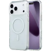 IMoshion Coque Rugged Air MagSafe pour Apple iPhone 17 Pro Max - Transparent